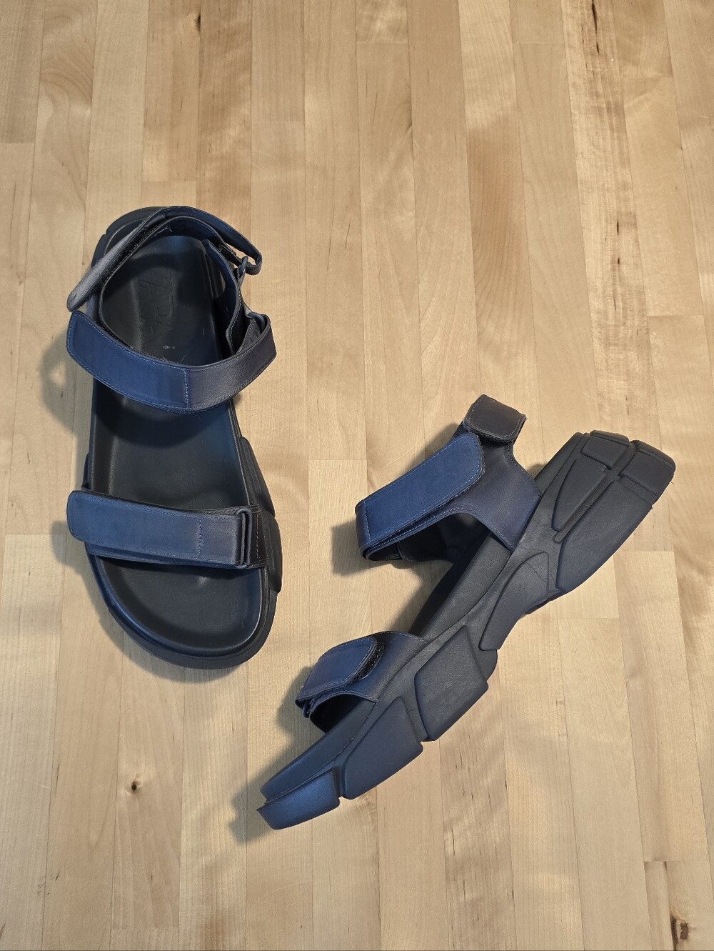 Zara Sport Sandals Blue Size 40